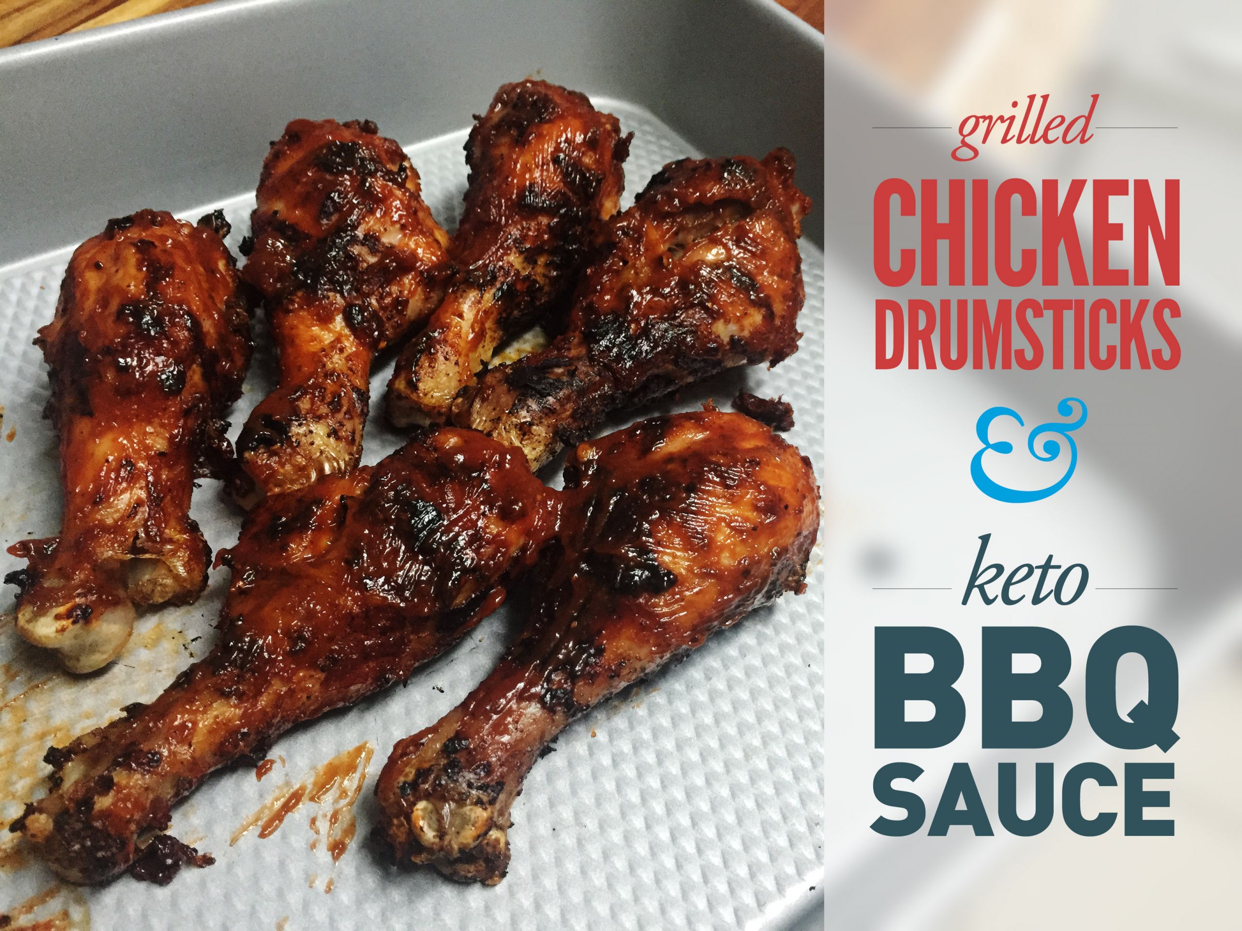 Bbq Chicken Keto
 Grilled Chicken Drumsticks With Keto BBQ Sauce ketorecipes