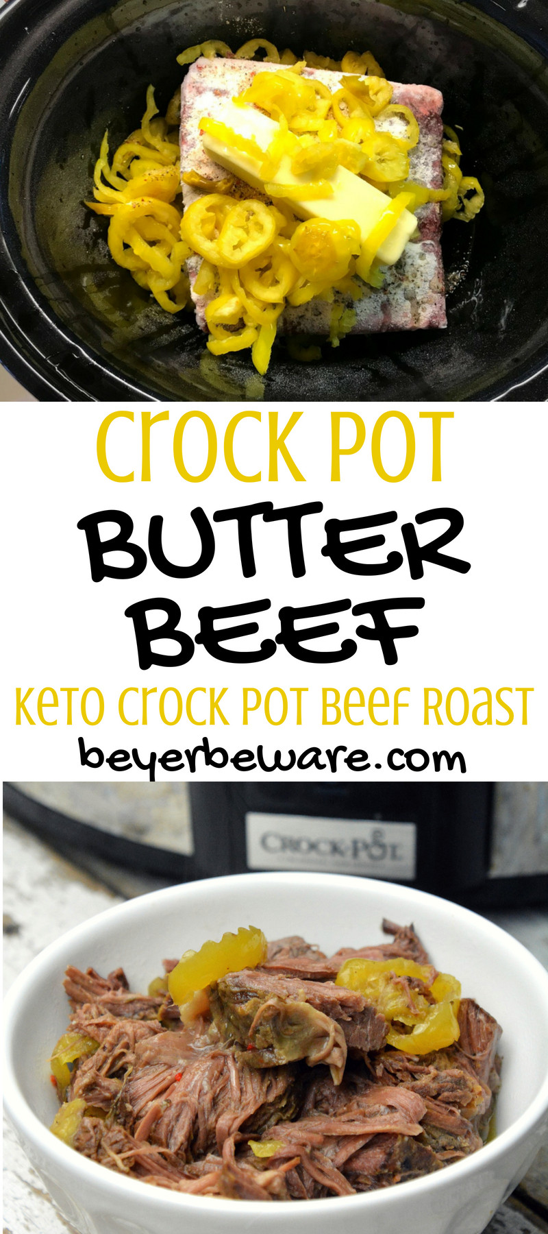 Beef Keto Crockpot Recipes
 Crock Pot Butter Beef Keto Crock Pot Beef Roast Beyer