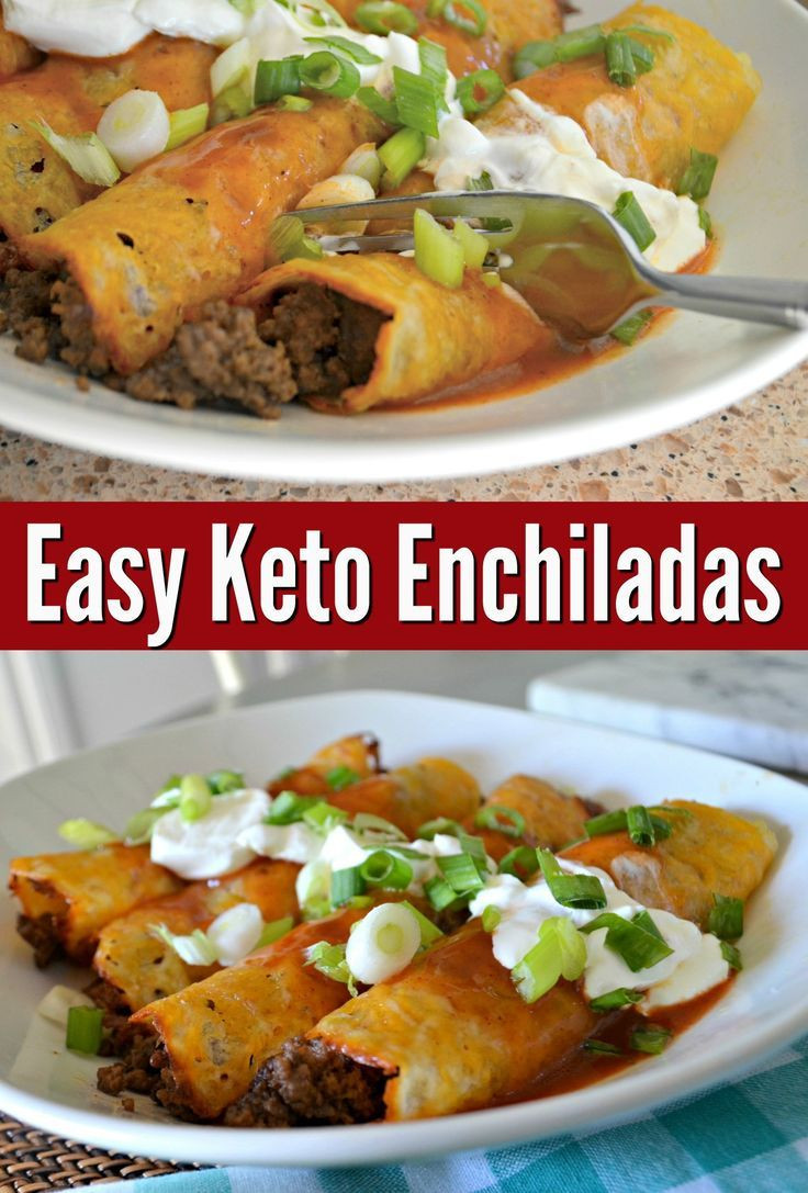 Beef Keto Enchiladas
 Keto Ground Beef Enchiladas Recipe