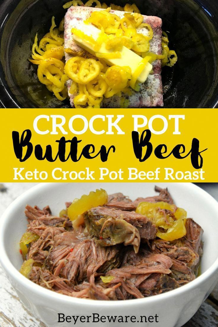 Beef Shoulder Roast Crock Pot Keto
 Keto crock pot butter beef roast recipe is a simple butter