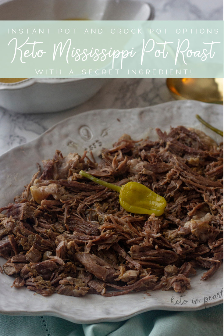 Beef Shoulder Roast Crock Pot Keto
 A tangy and savory keto Mississippi pot roast that is zero
