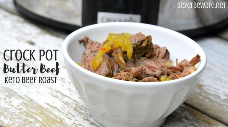 Beef Shoulder Roast Crock Pot Keto
 Crock Pot Butter Beef Keto Crock Pot Beef Roast Beyer