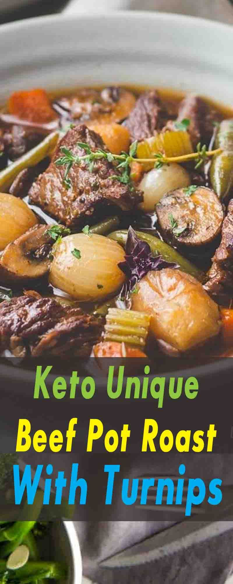 Beef Shoulder Roast Crock Pot Keto
 Keto Unique Beef Pot Roast With Turnips