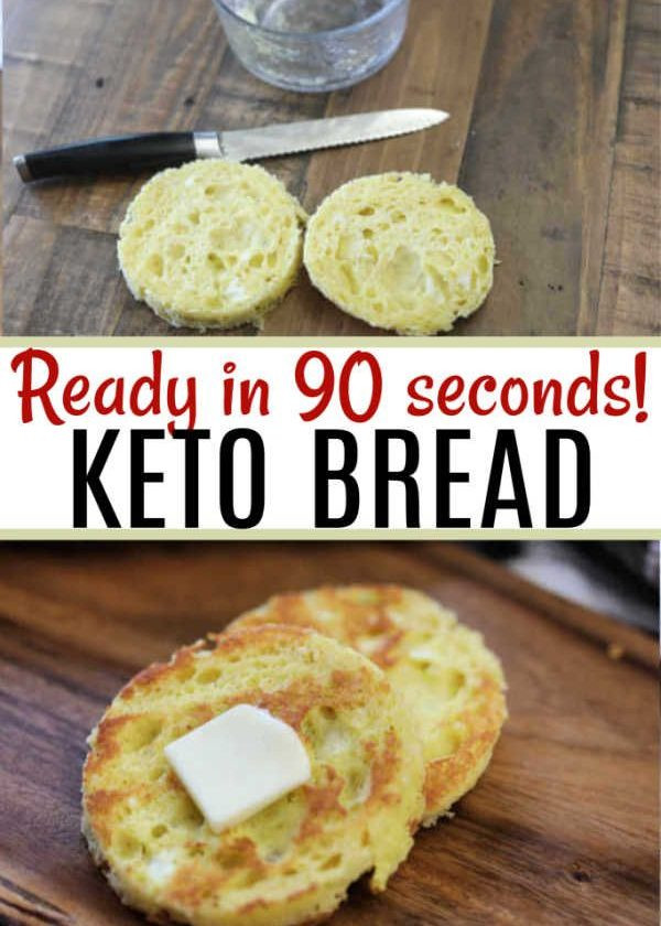 Best 90 Second Keto Bread
 THE BEST 90 SECOND KETO BREAD RECIPE – Tasty Food
