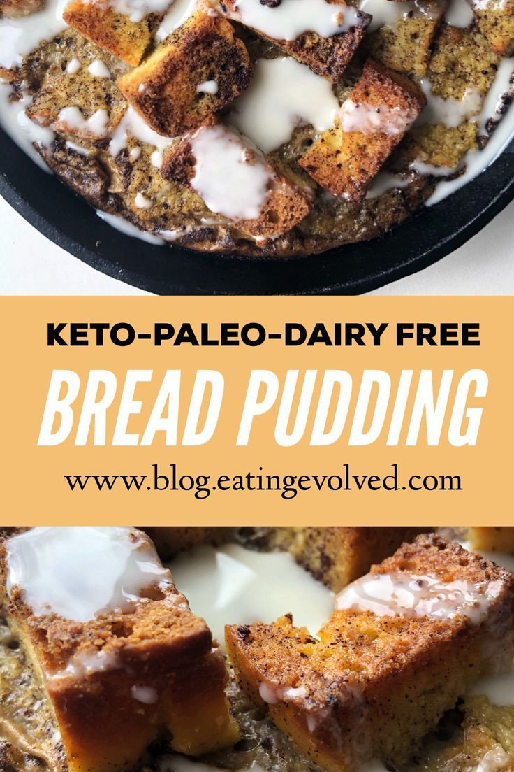 Best Keto Bread Pudding Keto Bread Pudding Skillet Recipe