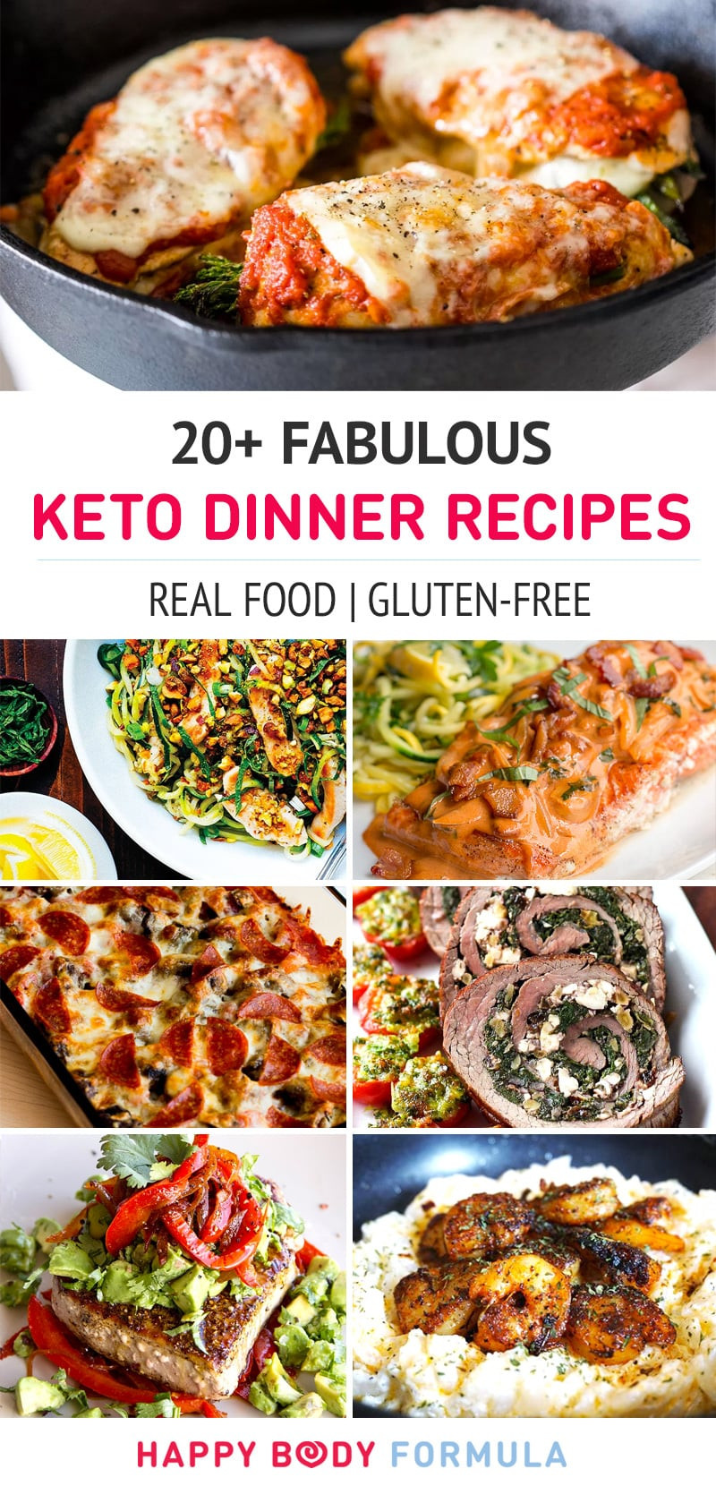 Best Keto Dinners
 20 Fabulous Keto Dinner Recipes Happy Body Formula