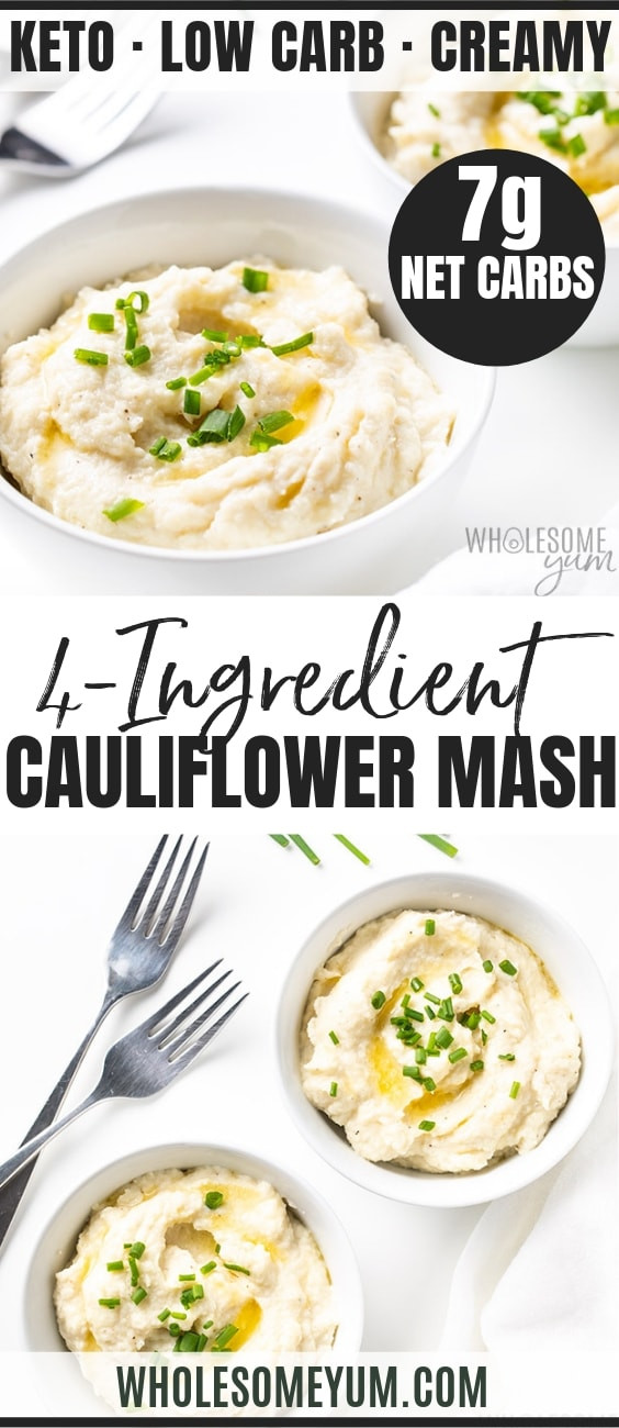 Best Mashed Cauliflower Keto
 The Best Keto Mashed Cauliflower Recipe