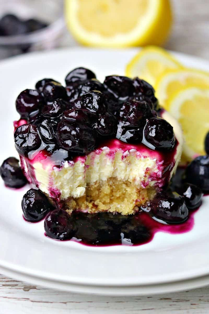 Blueberry Keto Recipes
 Keto Lemon Blueberry Cheesecake Bites