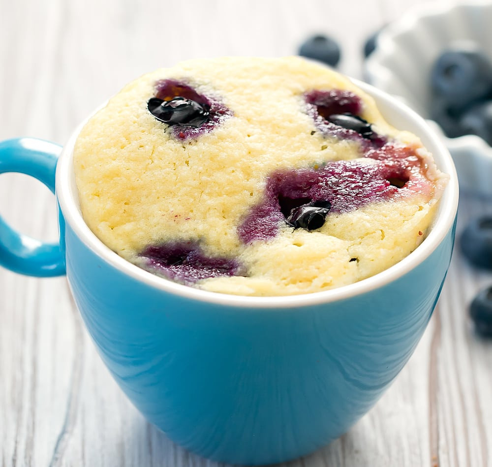 Blueberry Keto Recipes
 Keto Blueberry Mug Cake Kirbie s Cravings