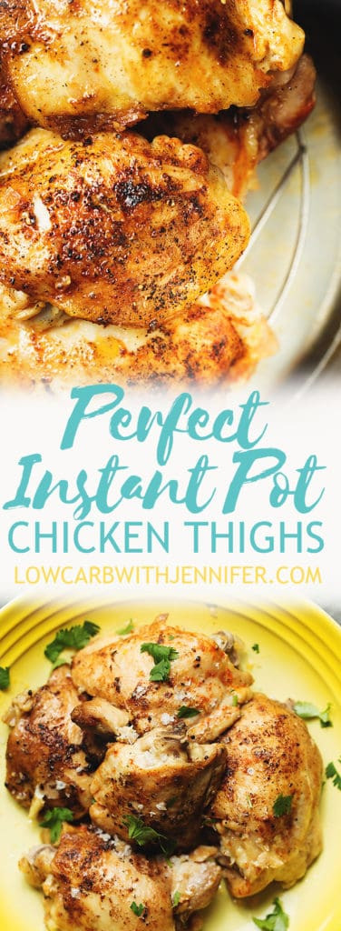 Bone In Chicken Thighs Instant Pot Keto
 Instant Pot Chicken Thighs • Low Carb with Jennifer