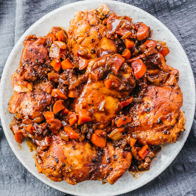 Boneless Skinless Chicken Thighs Instant Pot Keto
 Instant Pot Chicken Thighs With Balsamic Sauce Savory Tooth