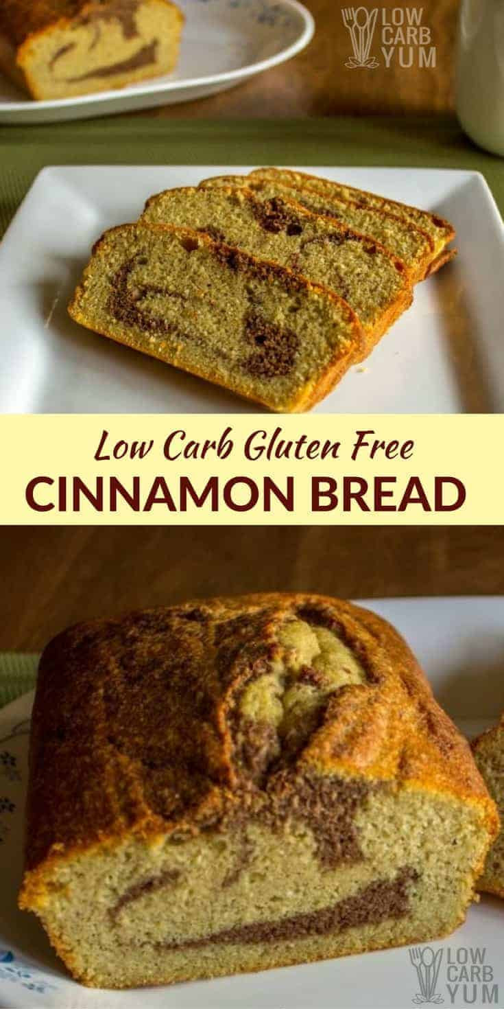 Bread With No Carbs Or Sugar
 Gluten Free Cinnamon Bread Low Carb