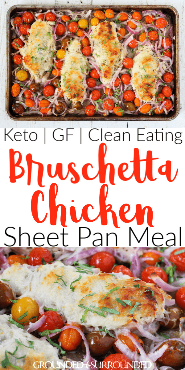 Bruschetta Chicken Keto
 Bruschetta Chicken Sheet Pan Dinner