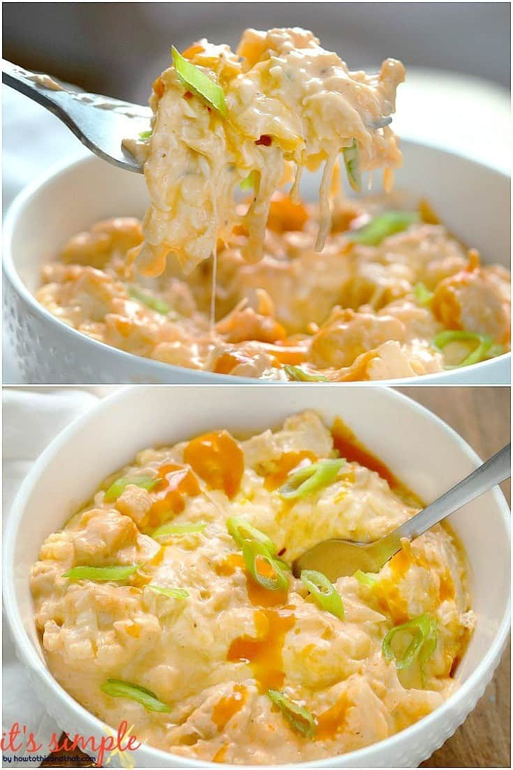 Buffalo Chicken Keto
 KETO Buffalo Chicken Cauliflower Mac and Cheese 15m RECIPE