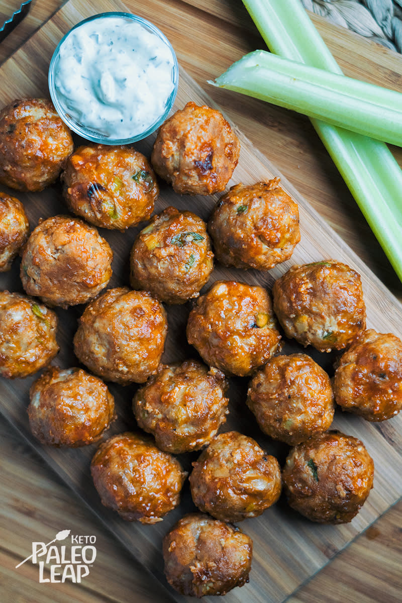 Buffalo Chicken Keto
 Keto Buffalo Chicken Meatballs