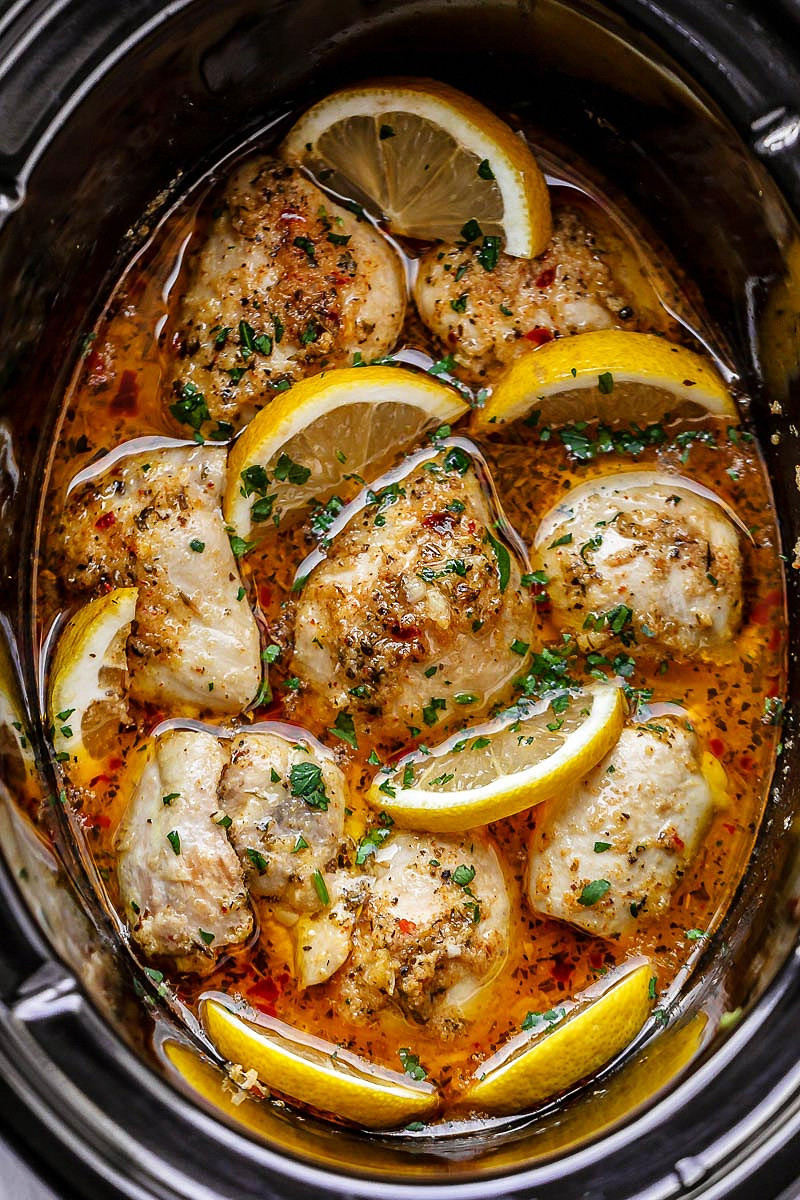 Butter Chicken Crockpot Keto
 Crock Pot Lemon Garlic Butter Chicken