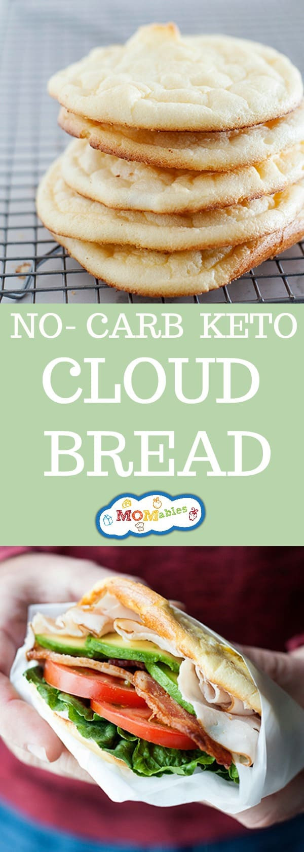 Carb Free Bread Substitute
 Grain Free Cloud Bread Recipe