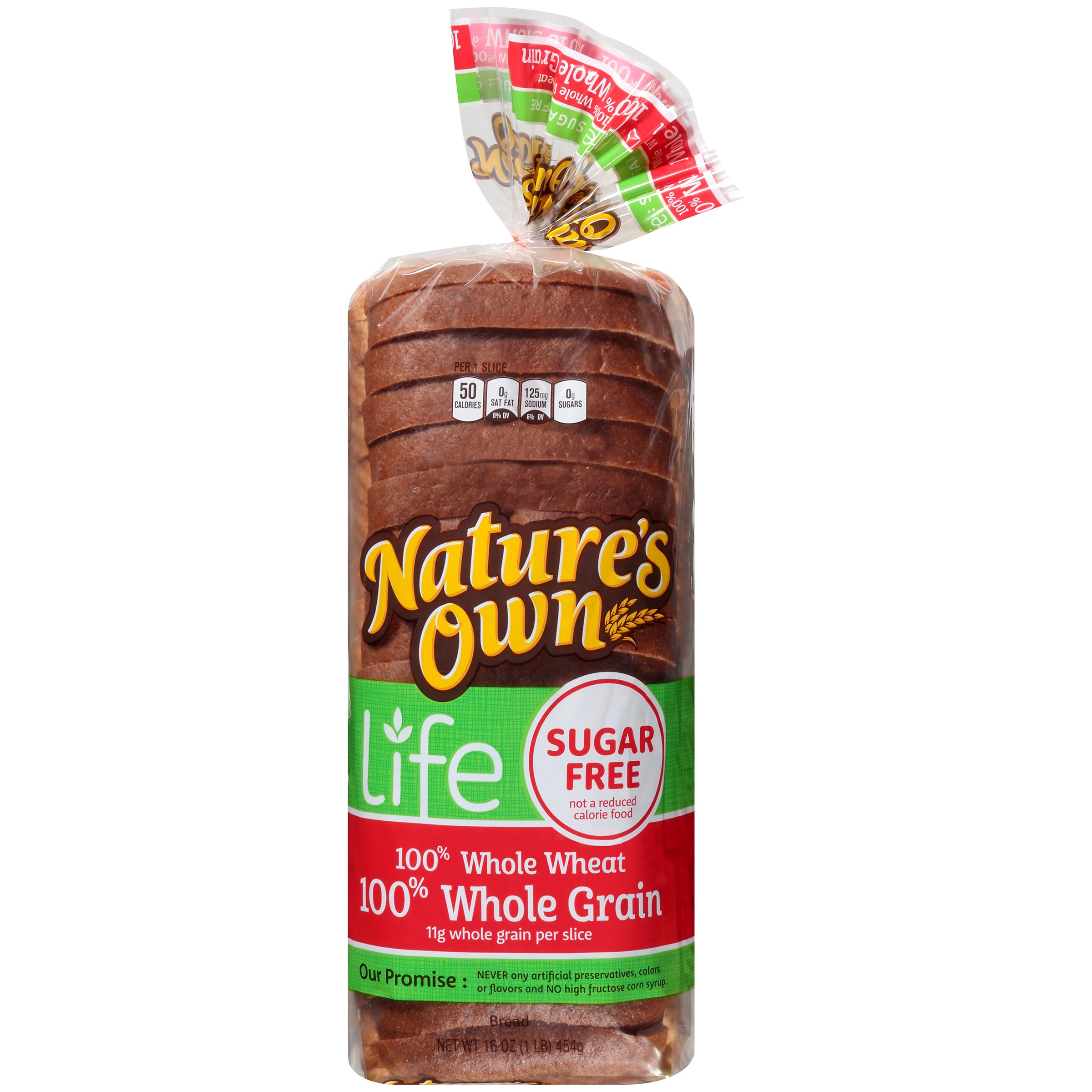 Carbohydrate Free Bread
 Nature s Own Life Sugar Free Whole Grain Bread 16 oz