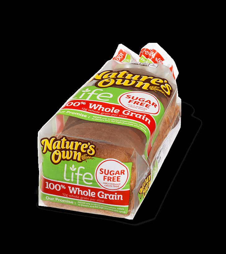 Carbohydrate Free Bread
 Nature s Own Sugar Free Whole Grain Bread