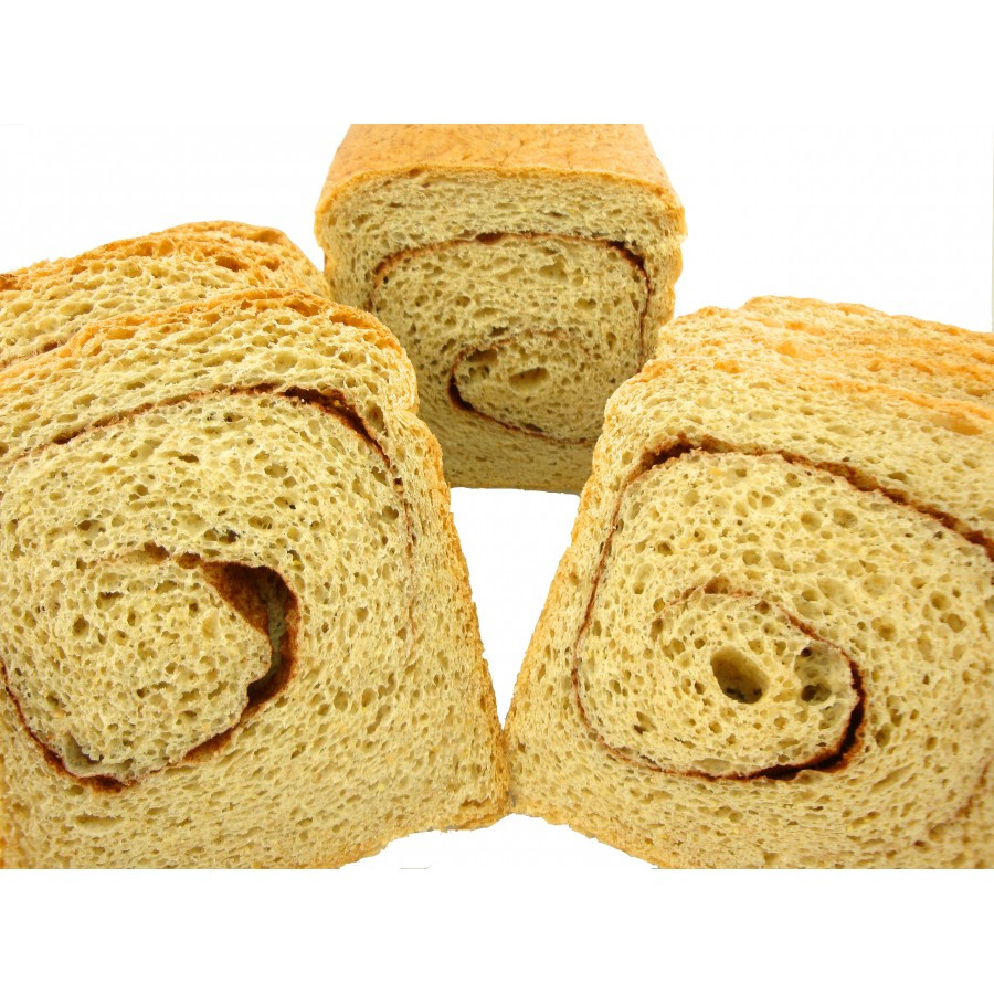 Carbs Bread Slice
 Low Carb Cinnamon Bread 8 Slice Small Loaf Fresh Baked