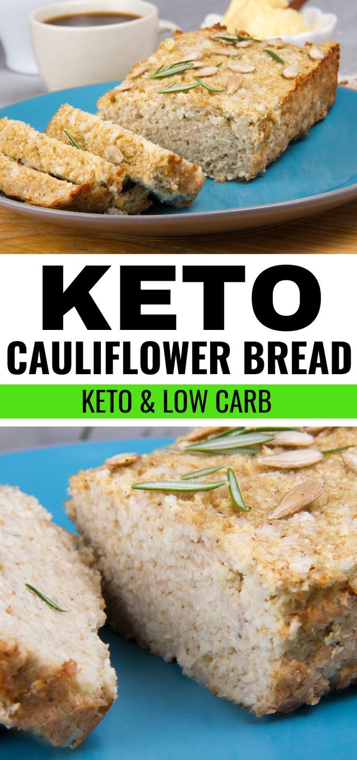 Cauliflower Keto Bread
 Keto Cauliflower Bread Recipe