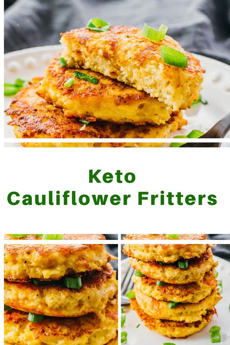 Cauliflower Keto Fritters
 Keto Cauliflower Fritters