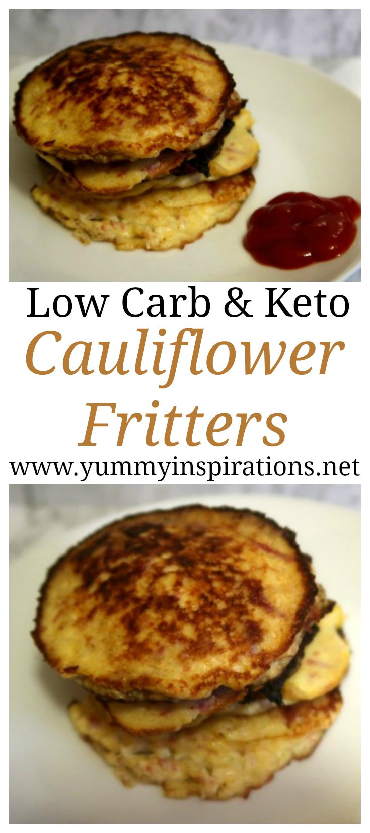 Cauliflower Keto Fritters
 Keto Cauliflower Fritters with Irish Corned Beef Easy