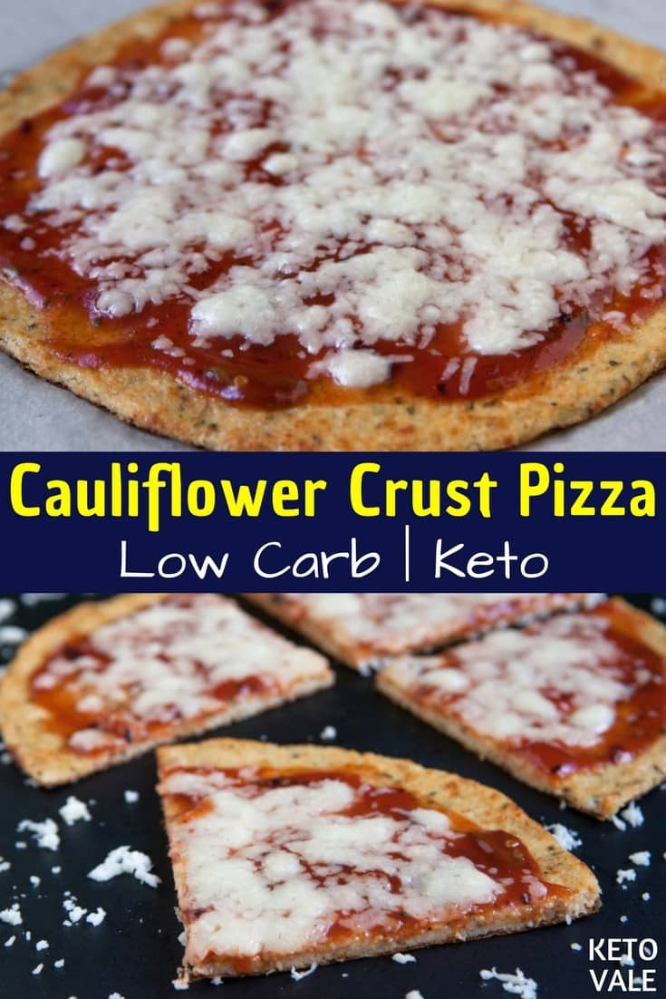 Cauliflower Keto Pizza Crust
 Keto Cauliflower Crust Pizza Low Carb Recipe