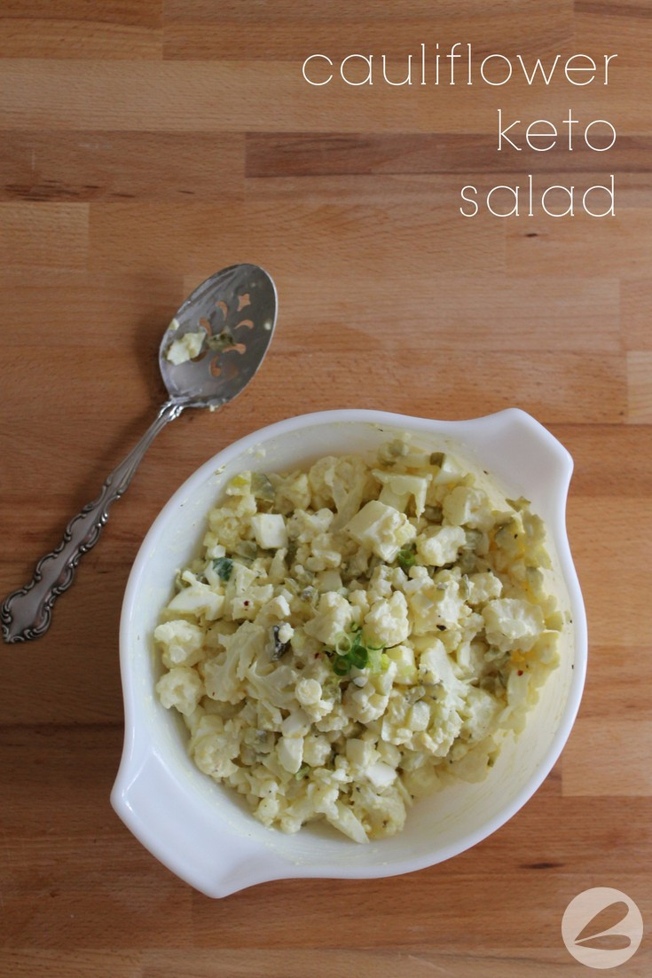 Cauliflower Keto Salad
 Cauliflower Keto Salad Homemade Heather