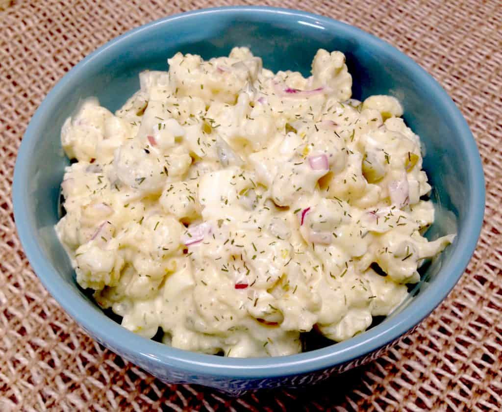 Cauliflower Keto Salad
 Cauliflower "Potato" Salad Keto and Low Carb Keto