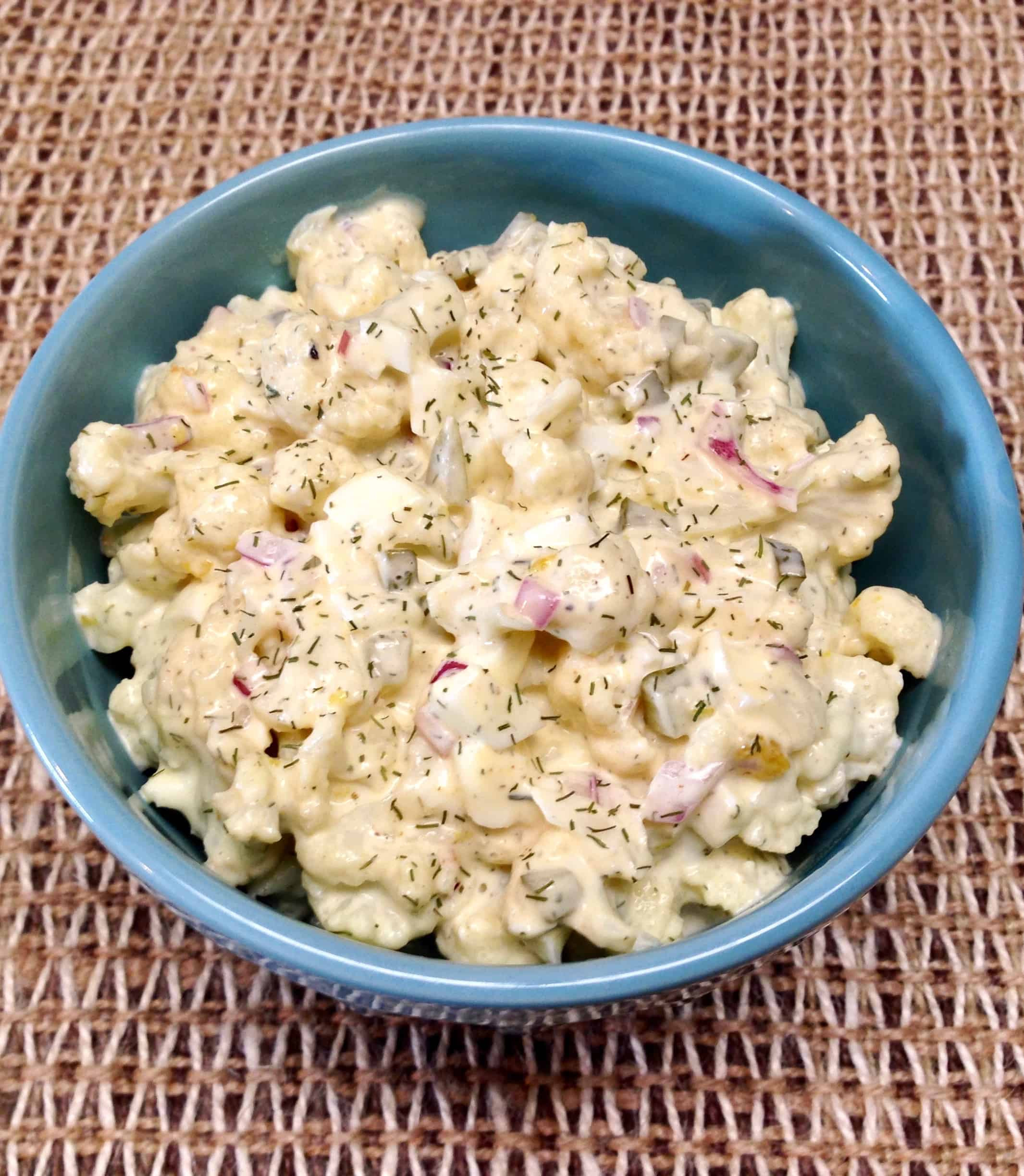 Cauliflower Keto Salad
 Cauliflower "Potato" Salad Keto and Low Carb Keto