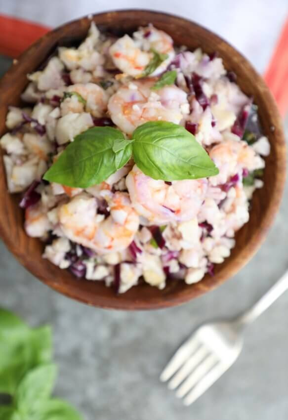 Cauliflower Rice And Shrimp Keto
 Keto Shrimp & Cauliflower Rice Salad