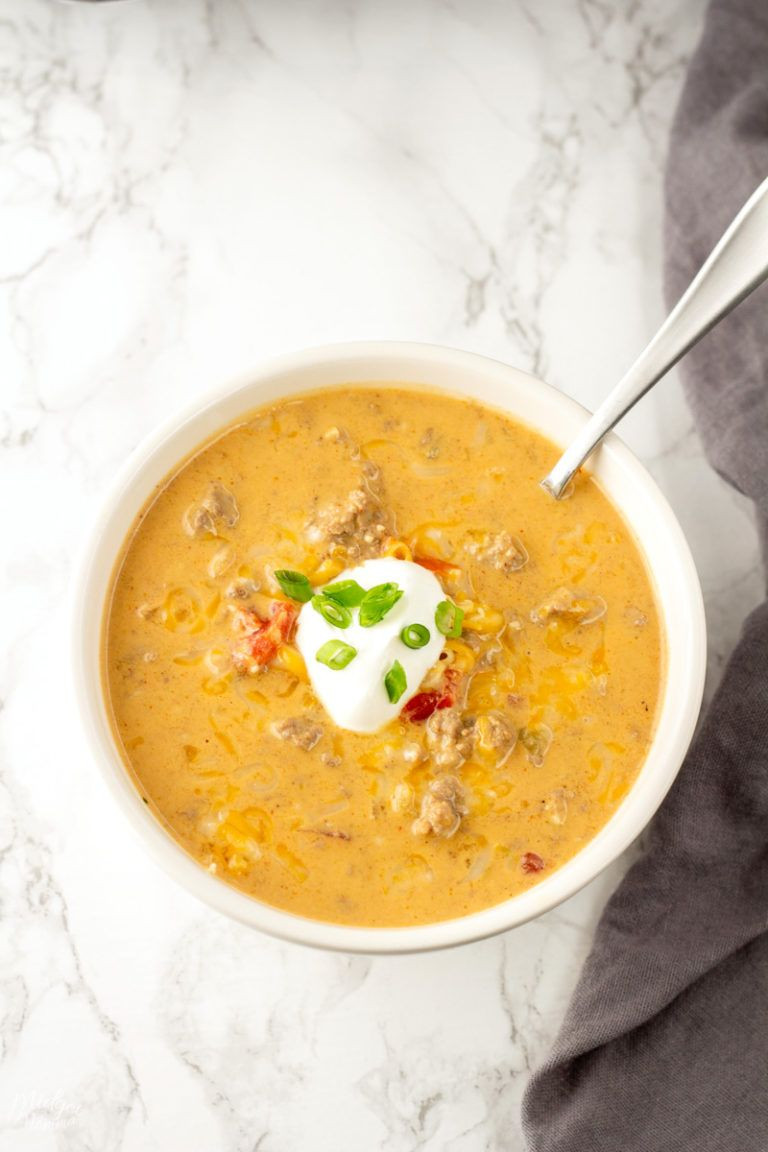 Cheeseburger Soup Crockpot Keto
 Crockpot Cheeseburger Soup takes all the amazing flavors