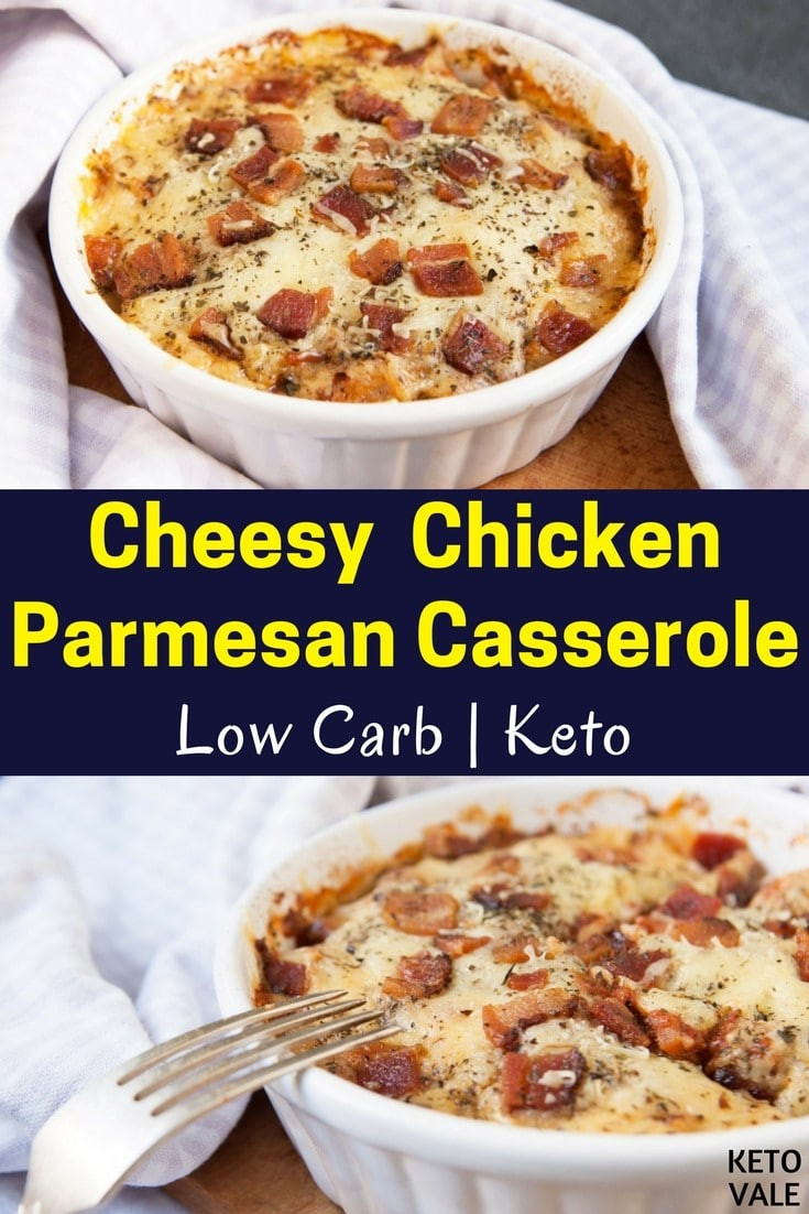 Cheesy Chicken Keto
 Keto Cheesy Chicken Parmesan Casserole Low Carb Recipe