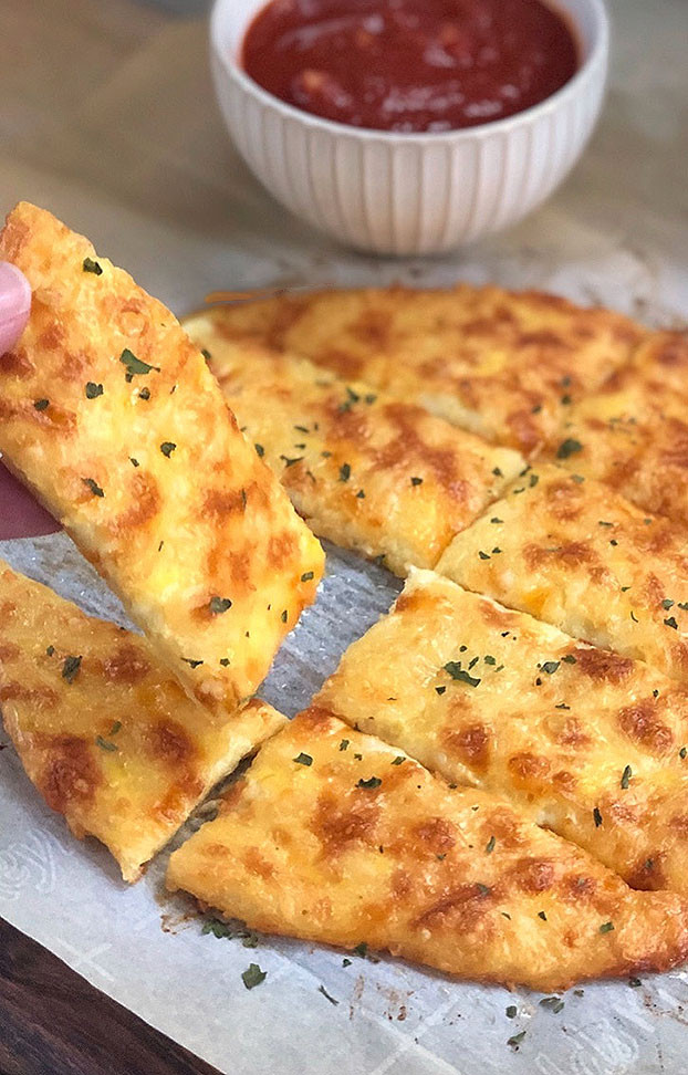 Cheesy Garlic Keto Bread Sticks
 KETO Cheesy Garlic Bread Sticks Recipe – Delishopedia