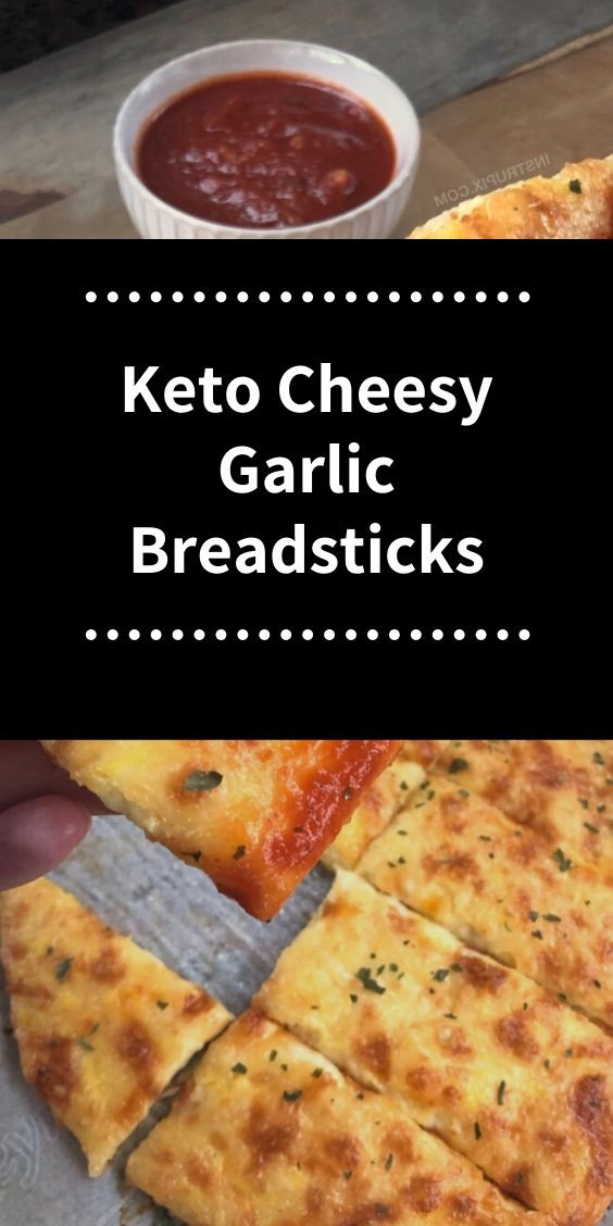 Cheesy Garlic Keto Bread Sticks
 Keto Cheesy Garlic Breadsticks