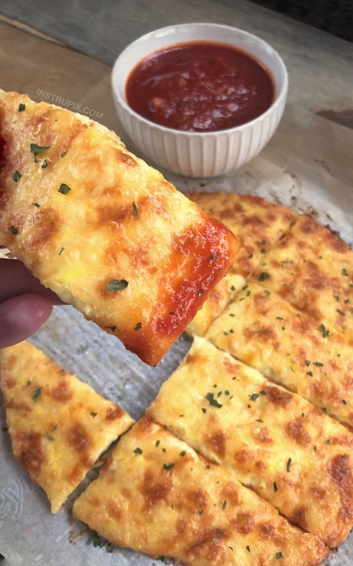 Cheesy Garlic Keto Bread Sticks
 Keto Cheesy Garlic Breadsticks 4 Ingre nts Instrupix