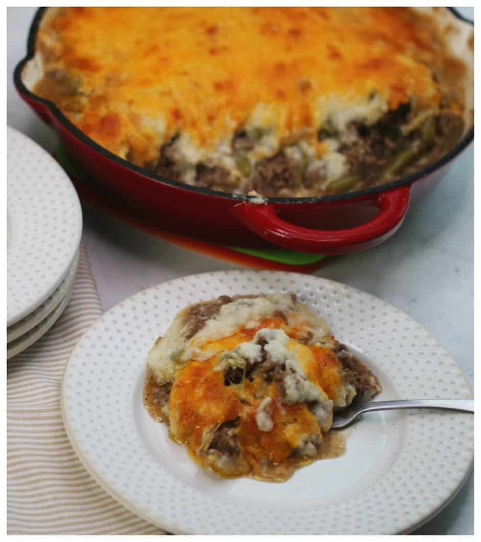 Cheesy Ground Beef Keto
 The BEST Keto Ground Beef Casserole with Cheesy Topping