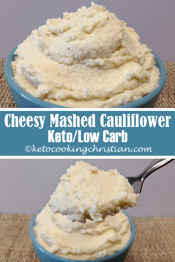 Cheesy Mashed Cauliflower Keto
 Cheesy Mashed Cauliflower Keto and Low Carb Keto