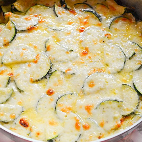 Cheesy Zucchini Keto
 Keto Easy Cheesy Zucchini Gratin