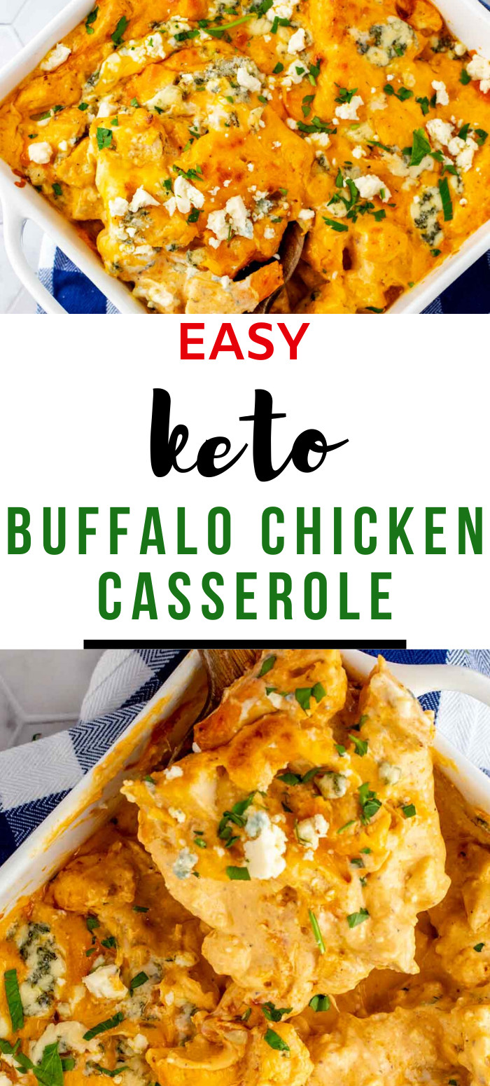 Chicken Casserole Recipes Healthy Keto
 Keto Buffalo Chicken Casserole Recipe in 2020