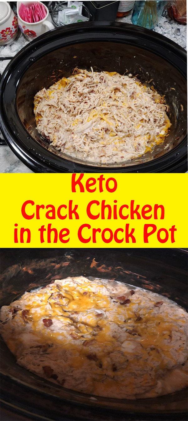 Chicken Crockpot Recipes Healthy Keto
 Keto Crack Chicken in the Crock Pot keto crackchicken