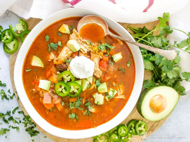 Chicken Enchilada Soup Crock Pot Keto
 Keto Instant Pot Chicken Enchilada Soup