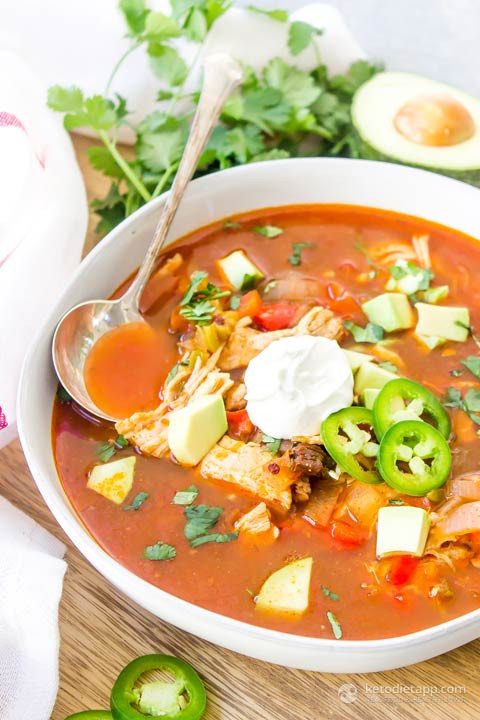 Chicken Enchilada Soup Crock Pot Keto
 Keto Instant Pot Chicken Enchilada Soup