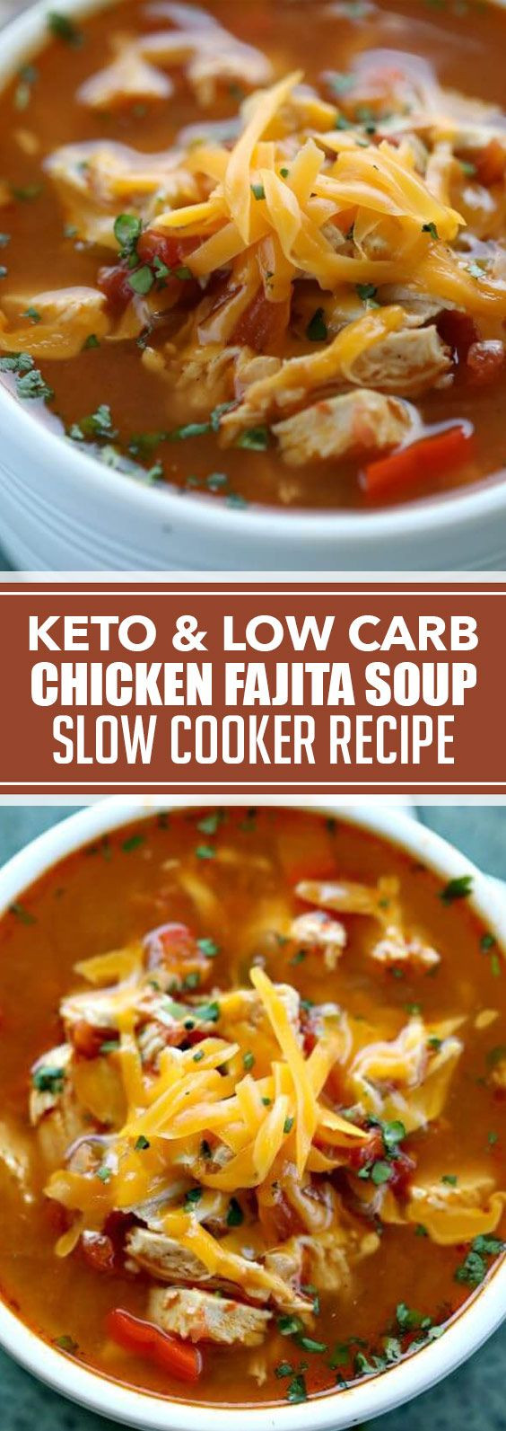 Chicken Fajitas Crockpot Keto
 Keto & Low Carb Chicken Fajita Soup Slow Cooker Recipe