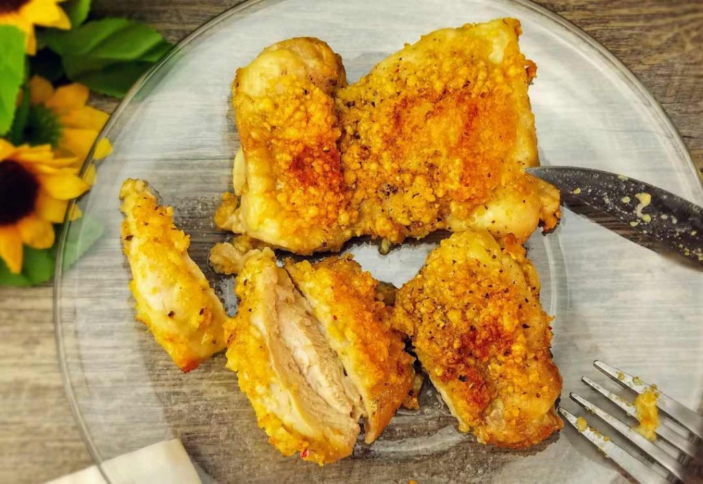 Chicken Legs In Air Fryer Keto
 Easy Keto Air Fryer Parmesan Chicken Thigh Recipe
