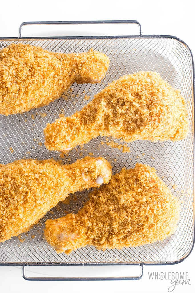 Chicken Legs In Air Fryer Keto
 Air Fryer Keto Low Carb Fried Chicken Recipe