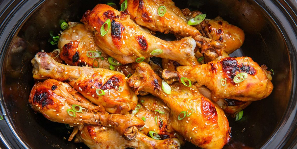 Chicken Legs In The Crock Pot Keto
 Slow Cooker Chicken Drumsticks Recipe With Soy and Ginger