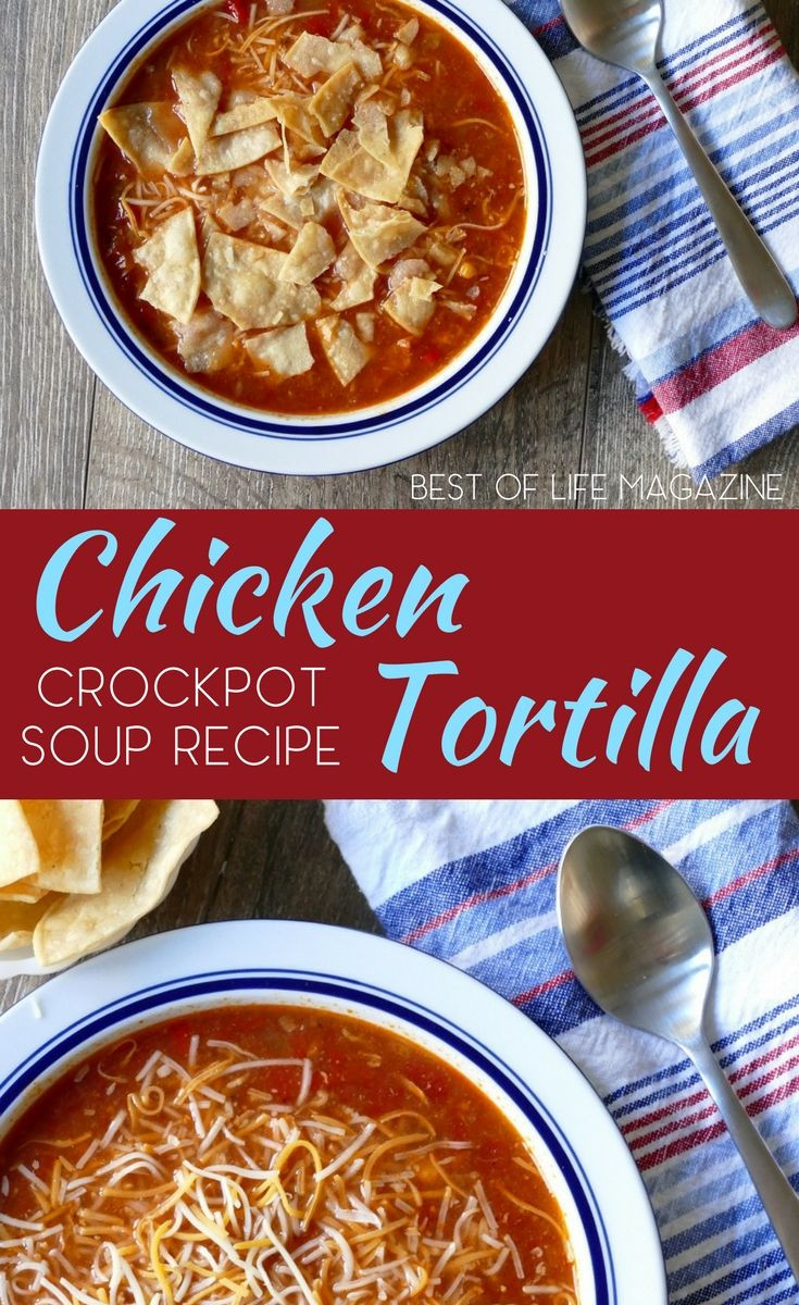 Chicken Tortilla Soup Crock Pot Keto
 Easy Crock Pot Chicken Tortilla Soup Recipe
