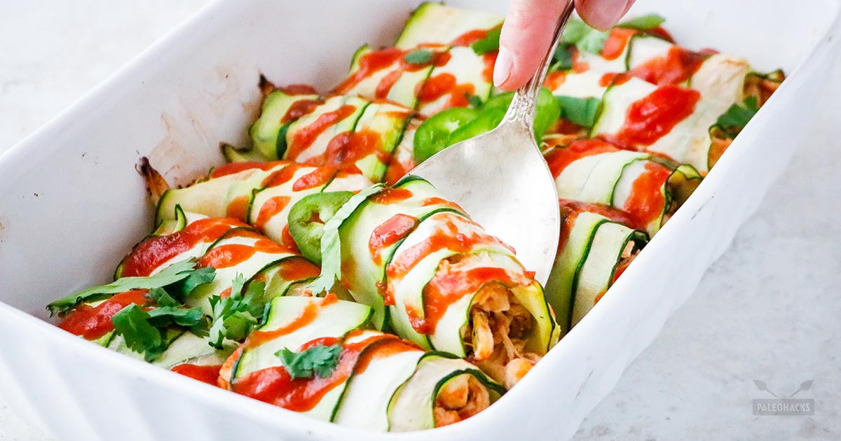 Chicken Zucchini Keto
 Keto Chicken Zucchini Enchiladas